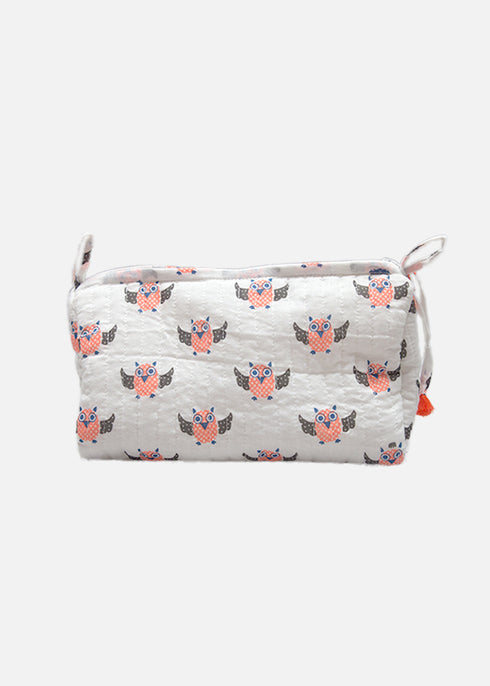 Wash Bag Toiletry Case Owl